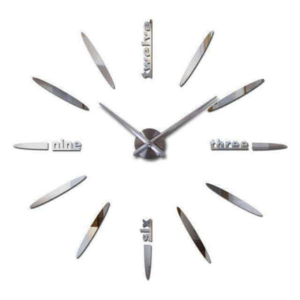 Kehyksetön minimalistinen DIY-seinäkello