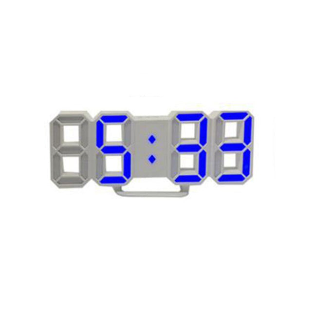 Moderni digitaalinen 3D LED-seinäkello