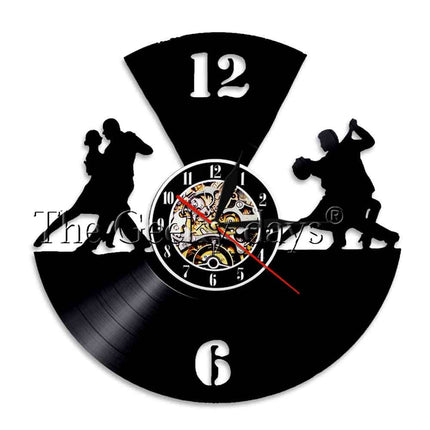 Tango tanssi vinyylilevy seinäkello