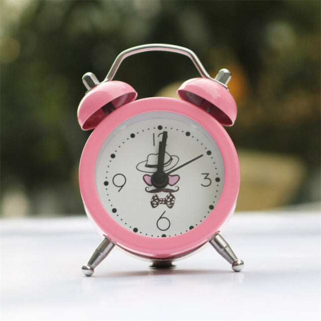 Klassinen pyöreä herätyskello tuplakelloilla