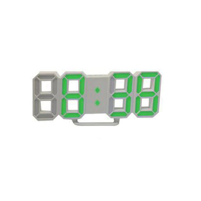 Moderni digitaalinen 3D LED-seinäkello