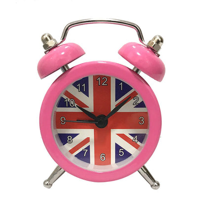 Retro herätyskello Iso-Britannia lipulla