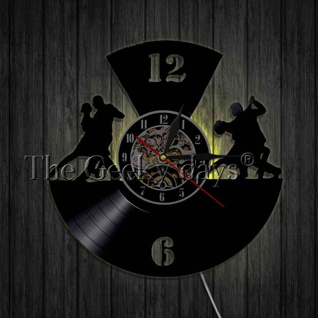 Tango tanssi vinyylilevy seinäkello