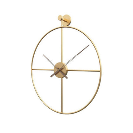 Skandinaavinen design seinäkello metallia