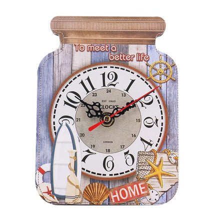 Keittiön seinäkello hillopurkin muodossa