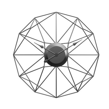 Siro geometrinen metalliseinäkello