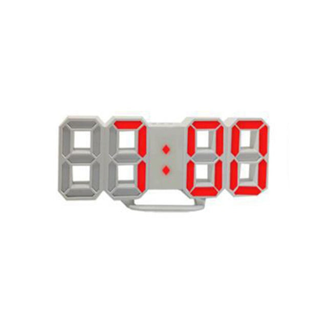 Moderni digitaalinen 3D LED-seinäkello