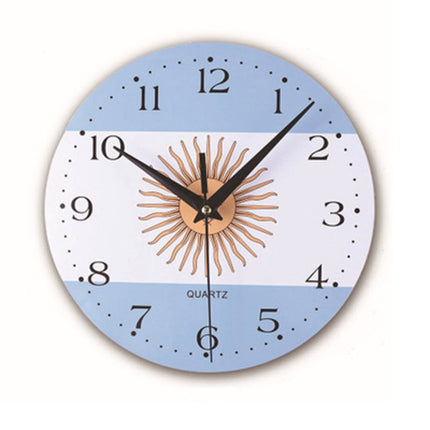 Ranskan lippu-aiheinen pyöreä seinäkello