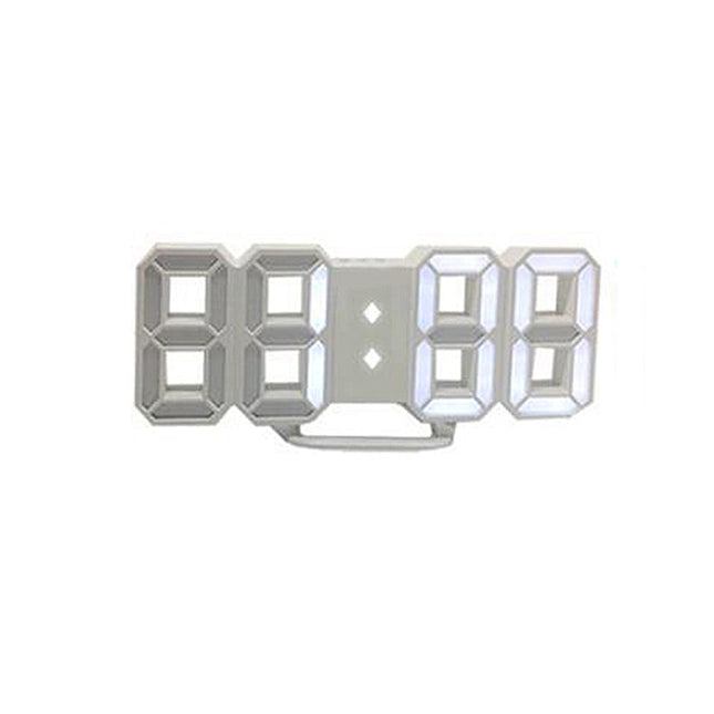 Moderni digitaalinen 3D LED-seinäkello