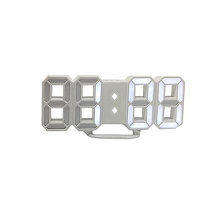 Moderni digitaalinen 3D LED-seinäkello