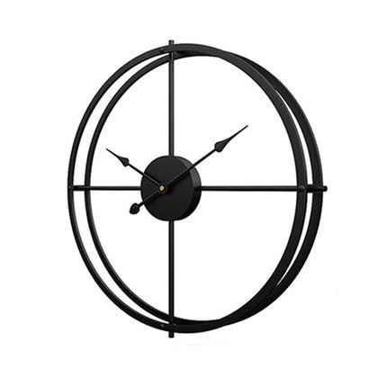 Skandinaavinen design seinäkello metallia
