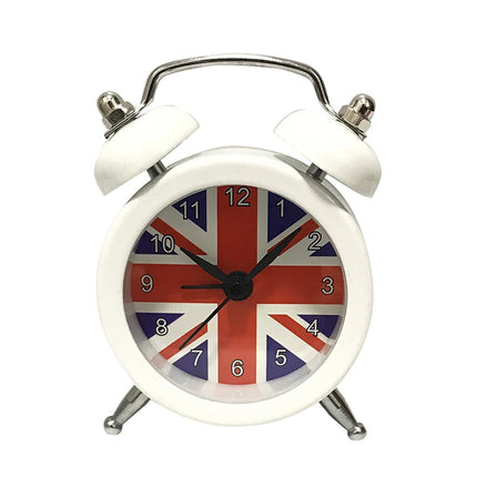 Retro herätyskello Iso-Britannia lipulla