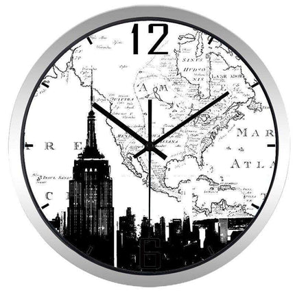Seinäkello New Yorkin kartalla