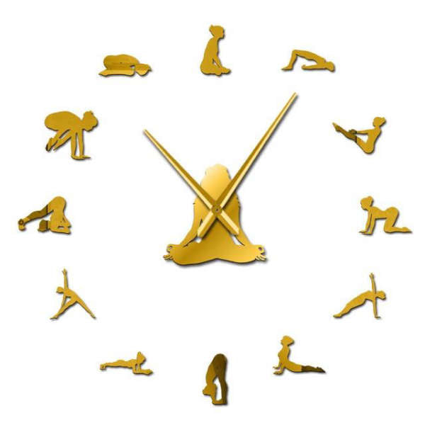 Zen-aiheinen 3D-tarra seinäkello