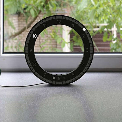 Futuristinen digitaalinen rengas seinäkello