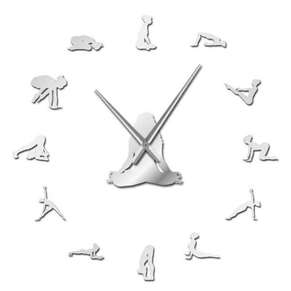 Zen-aiheinen 3D-tarra seinäkello