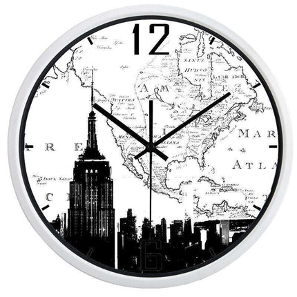 Seinäkello New Yorkin kartalla