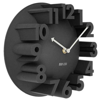 Valkoinen moderni 3D-seinäkello