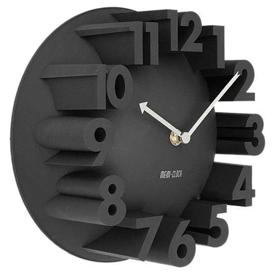 Valkoinen moderni 3D-seinäkello