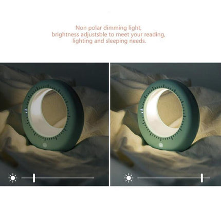 Moderni herätyskello ja kuunvalaisin