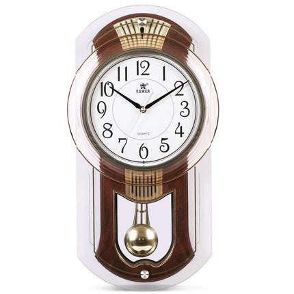 Klassinen soikea seinäkello heilurilla