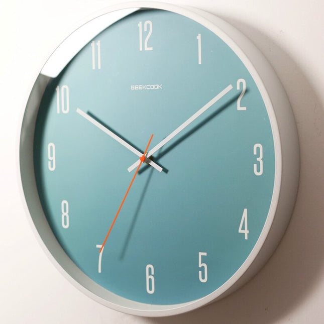 Sininen skandinaavinen moderni seinäkello