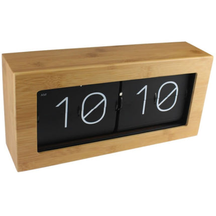 Retro puukoteloinen kääntökello pöydälle