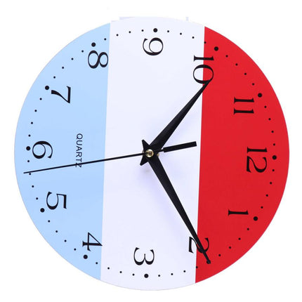 Espanjan lippu seinäkello jalkapallofanille