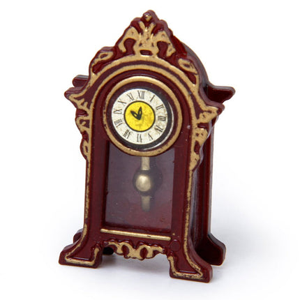 Vintage-miniatyyri kaappikello pöydälle