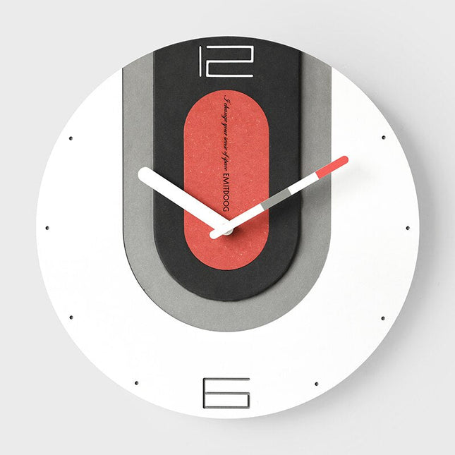 Värikäs teollinen design seinäkello