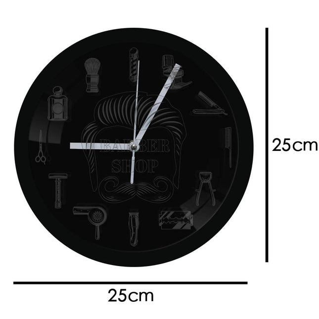 Parturiliikkeen seinäkello LED-valoilla