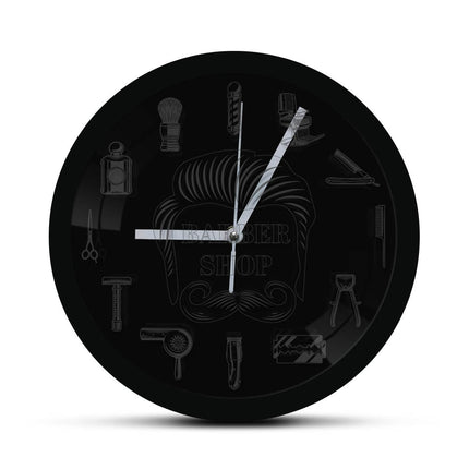 Parturiliikkeen seinäkello LED-valoilla