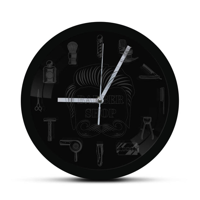 Parturiliikkeen seinäkello LED-valoilla