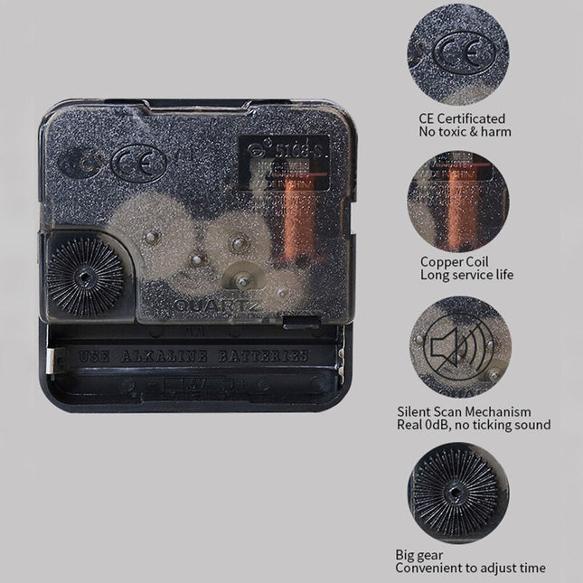 Pyöreä seinäkello sinisellä galaksikuviolla