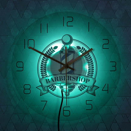 Parturiliikkeen logo moderni seinäkello