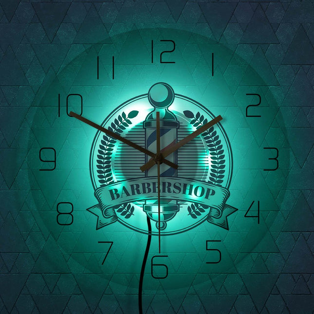 Parturiliikkeen logo moderni seinäkello