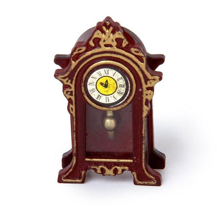 Vintage-miniatyyri kaappikello pöydälle