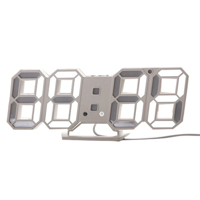 Moderni johdollinen 3D LED-seinäkello