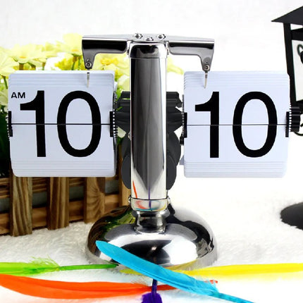 Retro automaattinen fläppikello pöydälle