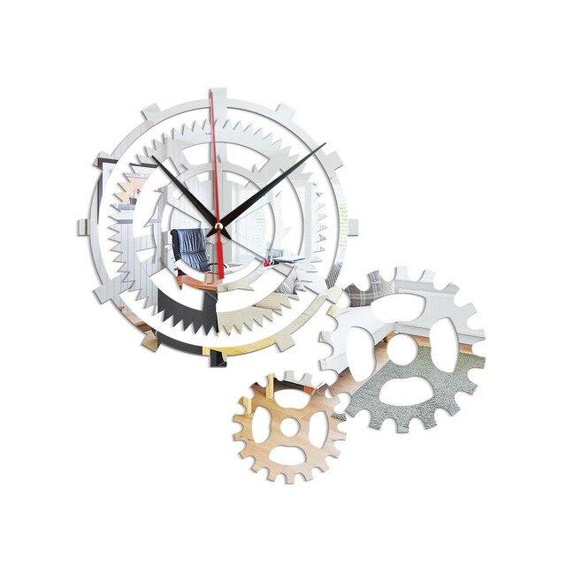 Kolmois-hammasratas design seinäkello