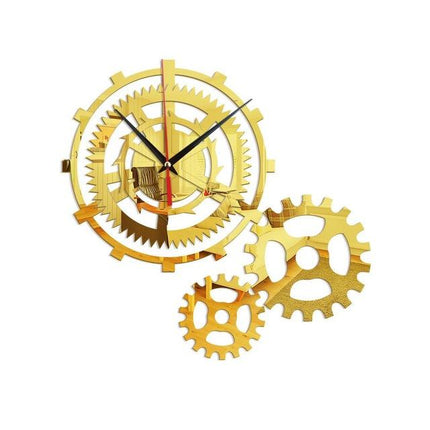 Kolmois-hammasratas design seinäkello