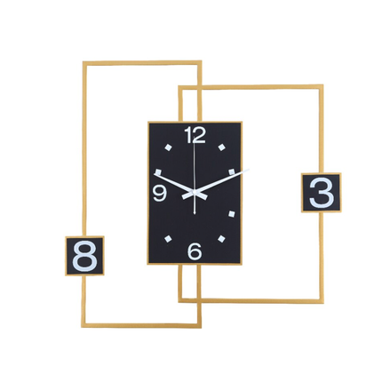 Suorakulmainen moderni design-seinäkello