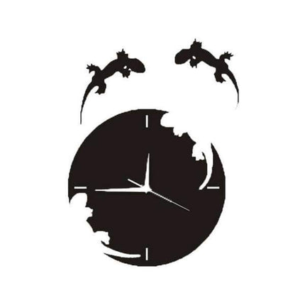 Moderni seinätarra-kello liskoilla