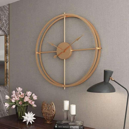 Suuri skandinaavinen design-metalliseinäkello
