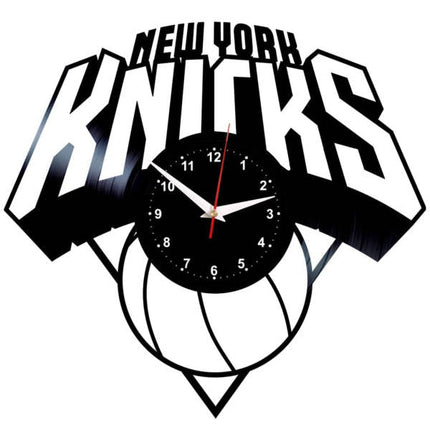 Musta New York Knicks seinäkello