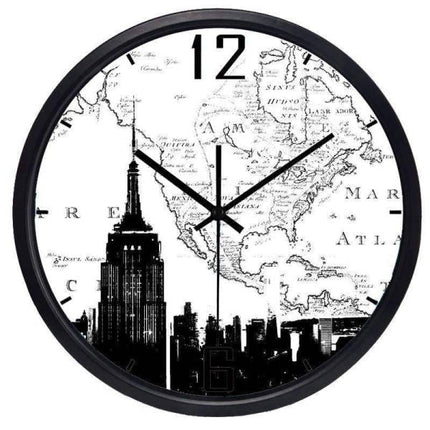 Seinäkello New Yorkin kartalla