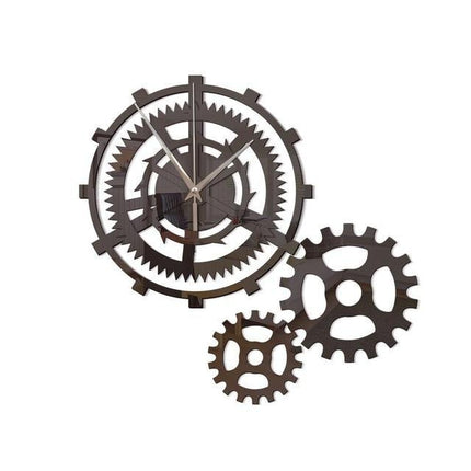 Kolmois-hammasratas design seinäkello