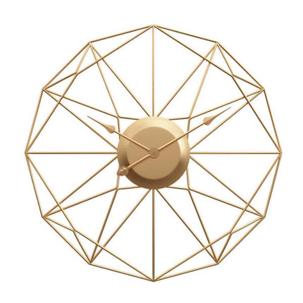 Siro geometrinen metalliseinäkello