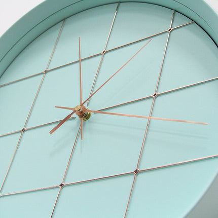 Mintunvihreä moderni design-seinäkello