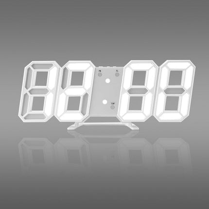 Moderni 3D digitaalinen LED-seinäkello